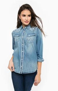 Рубашка из денима с вышивкой Wrangler