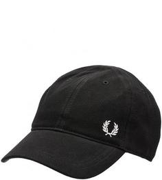 Хлопковая бейсболка с логотипом бренда Fred Perry