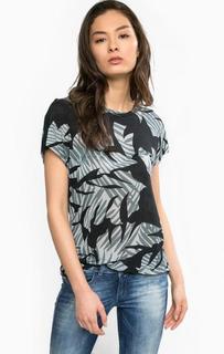 Футболка из вискозы с короткими рукавами Diesel