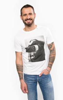 Хлопковая футболка с круглым вырезом Replay