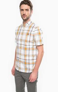 Хлопковая рубашка в клетку Fred Perry