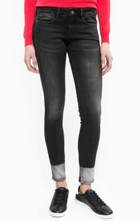 Серые джинсы с низкой посадкой Guess