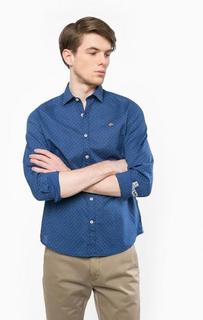 Синяя приталенная рубашка Napapijri