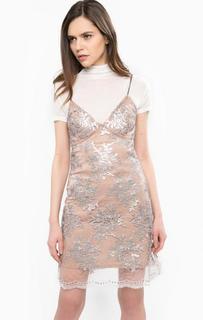Платье с отделкой пайетками Guess