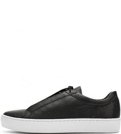 Кожаные кеды с выделкой под рептилию Vagabond