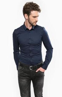 Хлопковая приталенная рубашка Guess