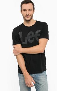 Хлопковая футболка с круглым вырезом Lee