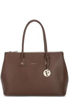 Кожаная сумка с длинными ручками Furla