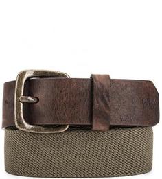 Ремень из натуральной кожи и текстиля Wrangler