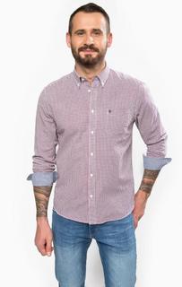 Хлопковая рубашка в клетку Wrangler