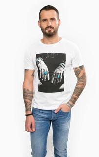 Хлопковая футболка с короткими рукавами Replay