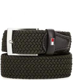 Плетеный текстильный ремень Tommy Hilfiger