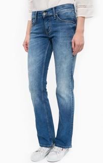 Прямые синие джинсы Mustang