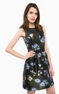 Платье средней длины с цветочным принтом Kocca