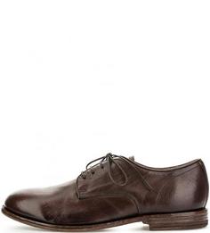 Кожаные туфли коричневого цвета Moma