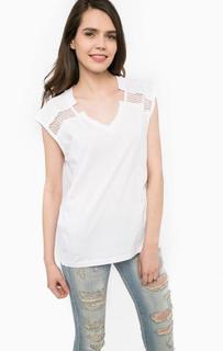 Белая футболка из хлопка MET