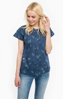 Рубашка из хлопка с цветочным принтом Mustang