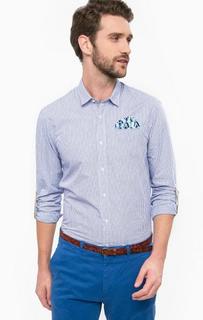 Рубашка приталенного кроя с карманом Scotch&Soda
