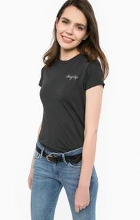 Черная футболка с вышивкой Levis®