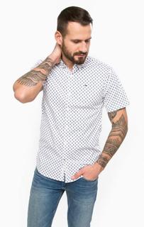 Рубашка из хлопка с короткими рукавами Hilfiger Denim