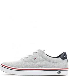 Серые текстильные кеды Tommy Hilfiger