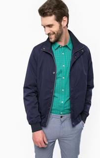 Ветровка синего цвета на молнии и кнопках Scotch&Soda