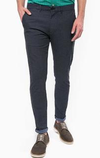 Зауженные брюки чиносы синего цвета Scotch&Soda