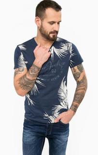 Футболка из хлопка с принтом Gaudi