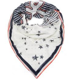 Белый платок в полоску Tom Tailor Denim