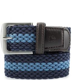 Текстильный ремень синего цвета Lerros