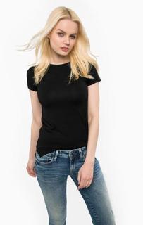 Черная футболка с короткими рукавами Mavi