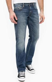 Синие джинсы с низкой посадкой Mustang