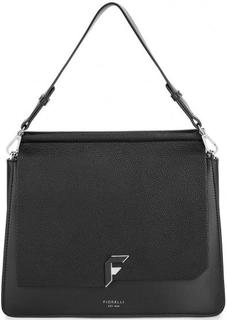 Черная сумка с откидным клапаном Fiorelli