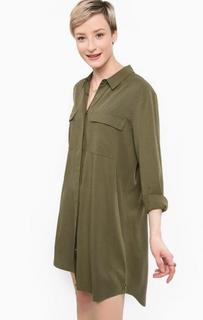 Платье цвета хаки с кулоном Scotch&Soda