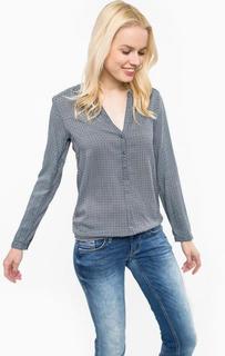 Блуза из вискозы с вырезом на пуговицах S.Oliver