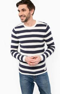 Джемпер с круглым вырезом в полоску Mustang