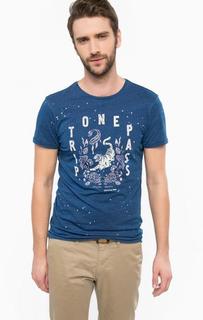 Хлопковая футболка с короткими рукавами Scotch&Soda