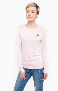 Розовый джемпер из вискозы Tom Tailor