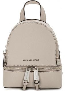 Маленький кожаный рюкзак со съемными лямками Michael Michael Kors
