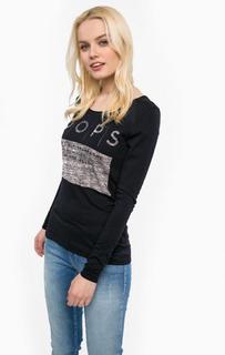 Синяя футболка с длинными рукавами S.Oliver