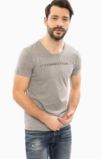 Серая футболка с круглым вырезом Mavi