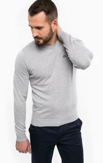 Серый джемпер с круглым вырезом Lacoste