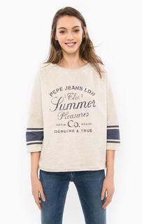 Толстовка из хлопка с карманом-кенгуру Pepe Jeans