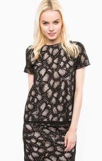 Кружевная блуза с короткими рукавами Juicy Couture