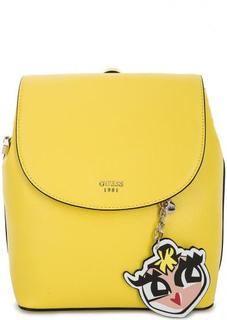 Желтый рюкзак с тонкими лямками Guess