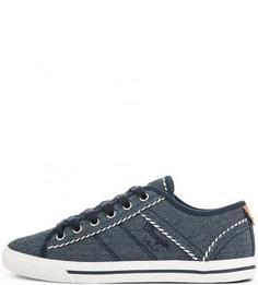 Синие текстильные кеды Wrangler