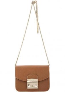 Кожаная сумка через плечо с одним отделом Furla