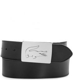 Широкий кожаный ремень Lacoste
