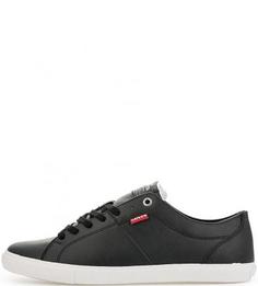 Черные кеды на шнуровке Levis®