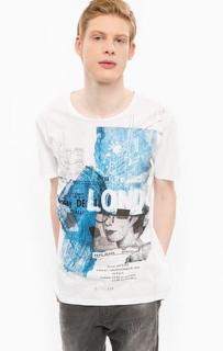 Хлопковая футболка с круглым вырезом Pepe Jeans